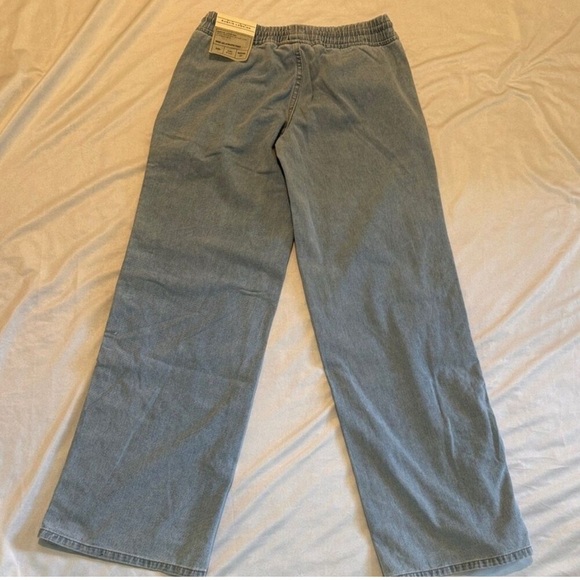 Austin Landing Women’s Two Tone Blue Wide-Leg Tear Athletic Pants NWT 5 - Picture 5 of 10